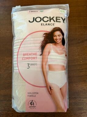 Women's Jockey Breathe Comfort Briefs - 3 Pack